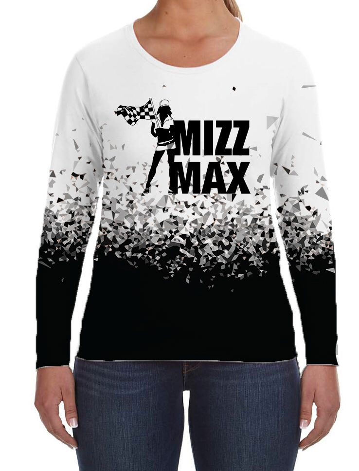 Mizz Max Diamond Fade Flag Long Sleeve