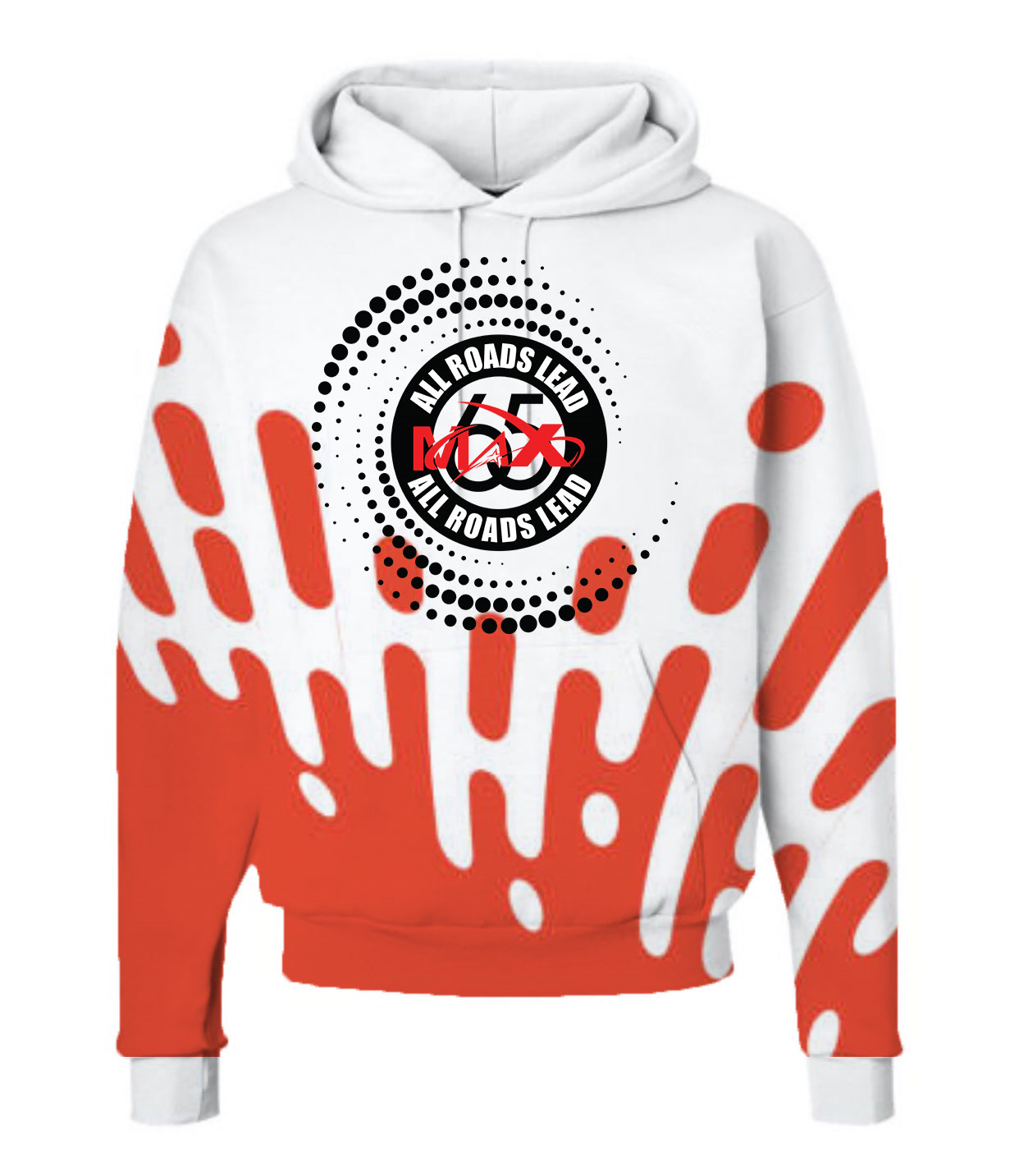 Red Splat Hoodie