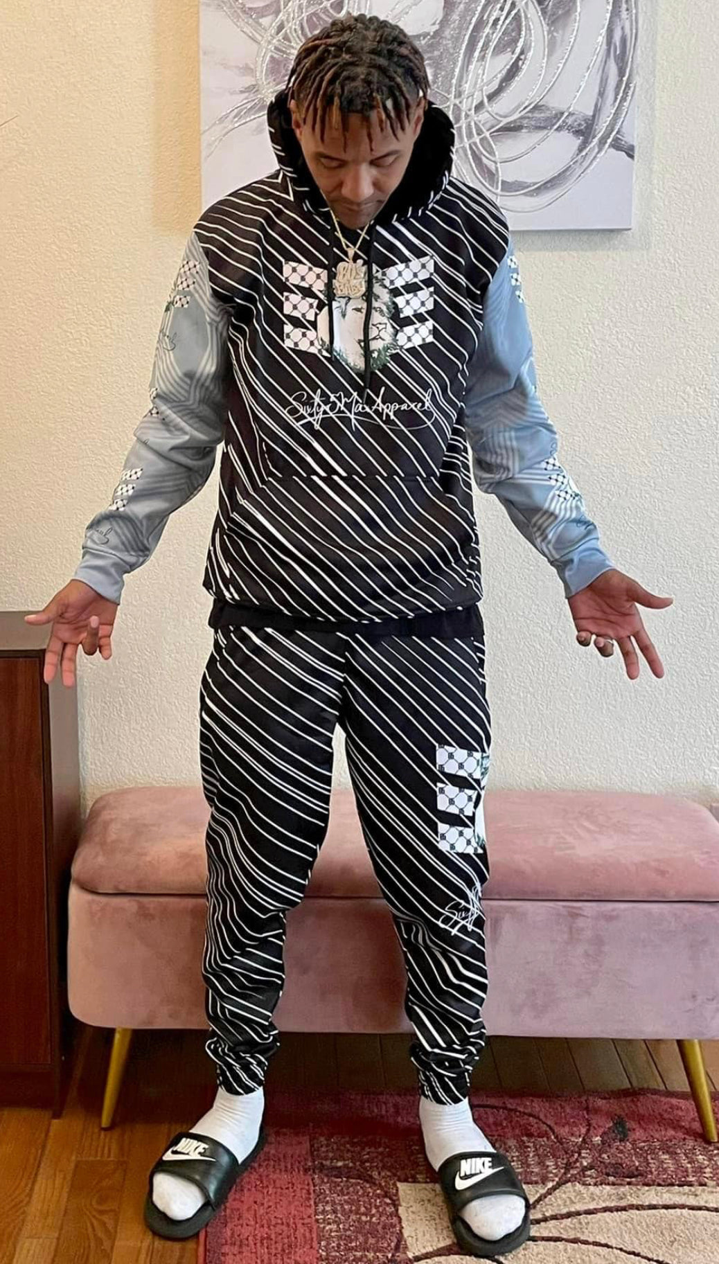 Lion Hoodie Sweat Suit