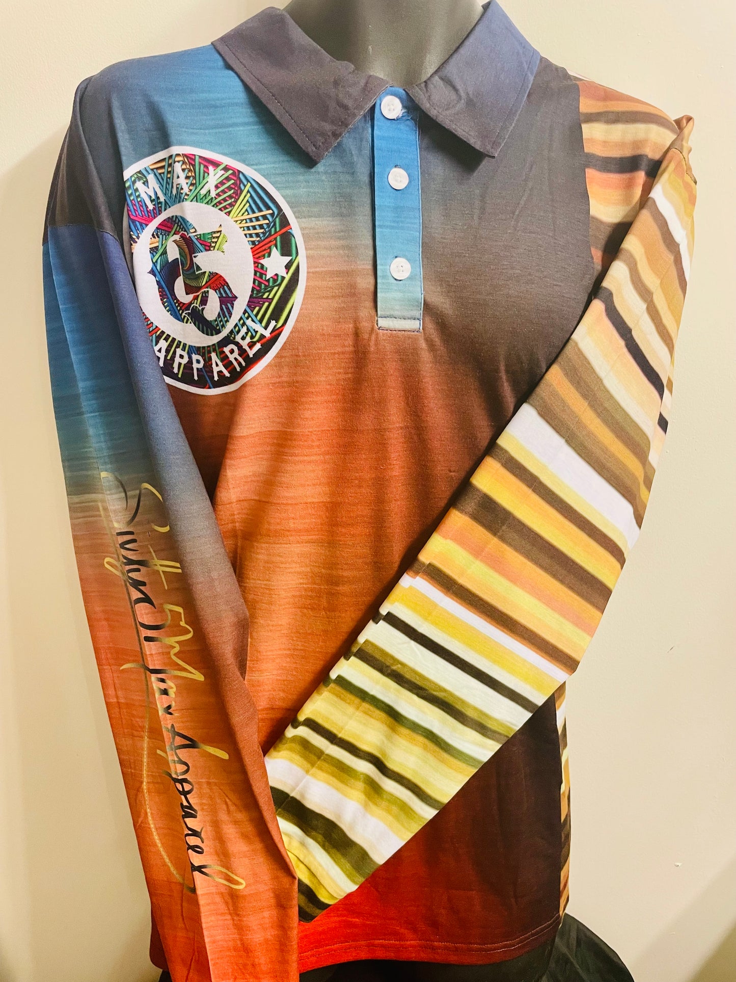 Long sleeve faded Logo shirt