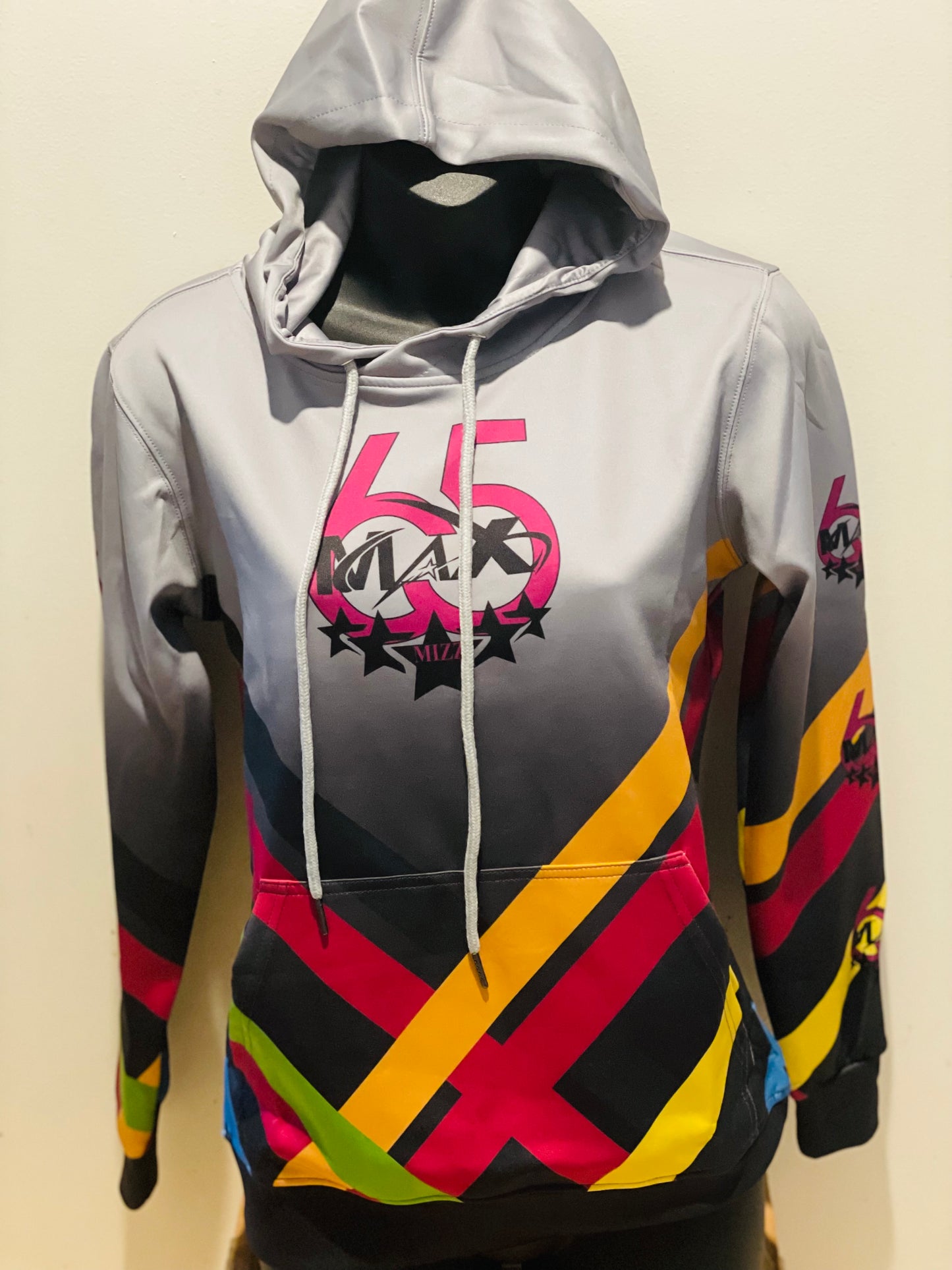 Sixty5Max Star Stripe Logo Hoodie