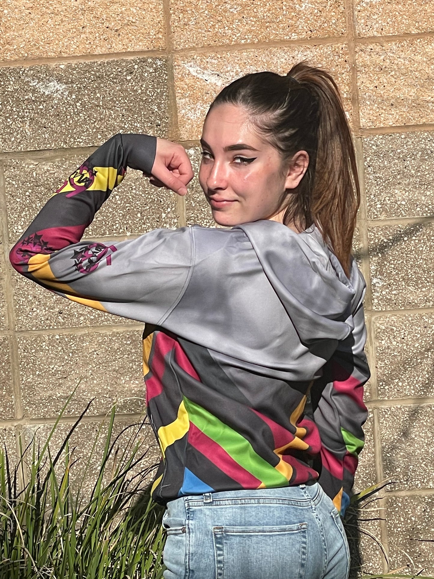 Sixty5Max Star Stripe Logo Hoodie