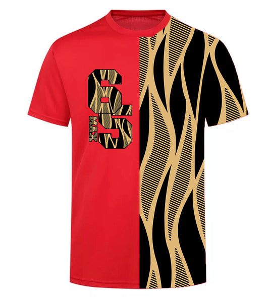 Tiger Stripe with Bold Logo