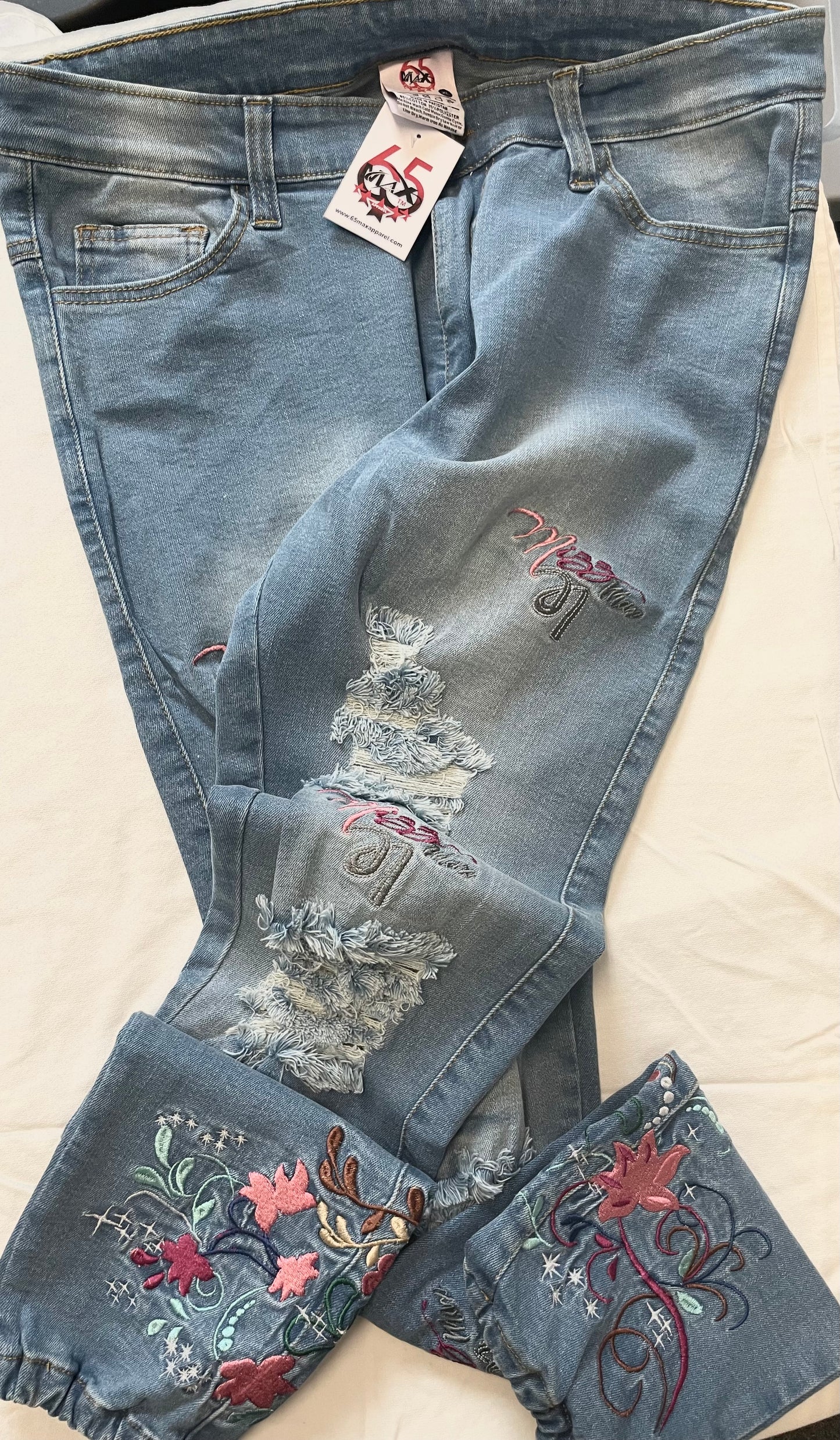 Mizz Max Floral Jeans