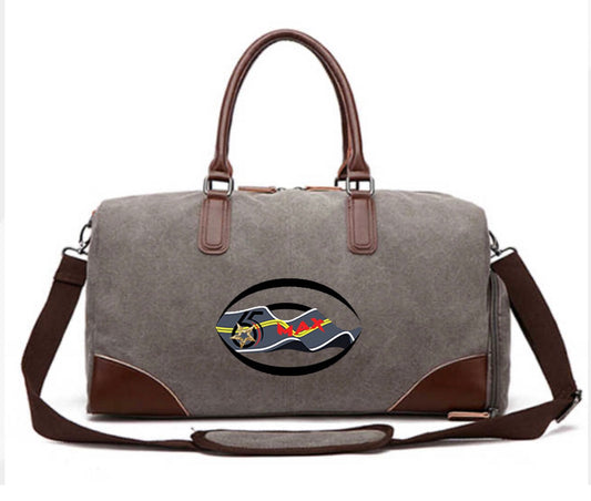 Women wavy logo purse