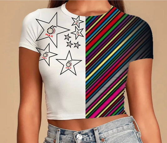Women Half Crop T-Shirt