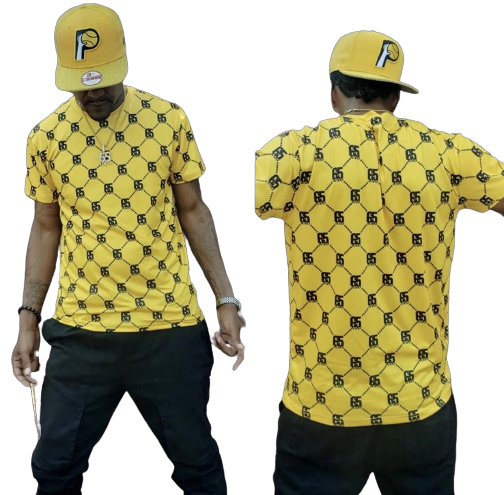 Gold All Over Pattern TShirt