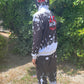 Black and White Cloud Sweat Suit
