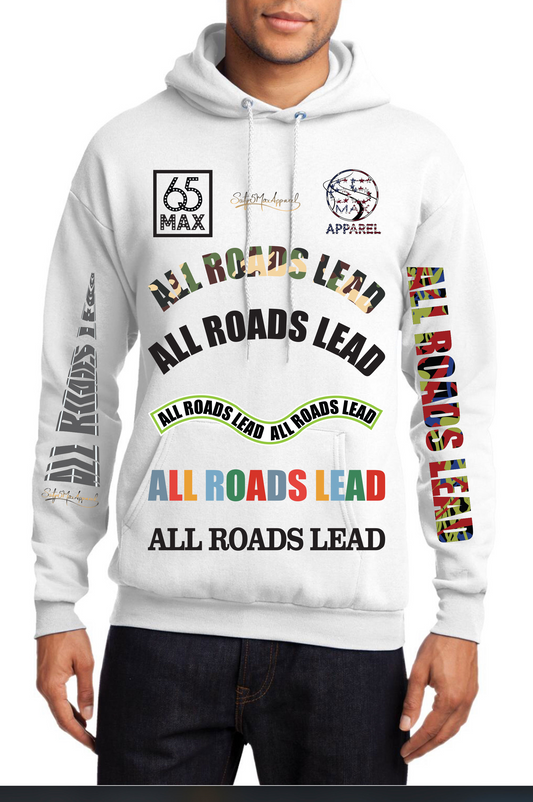 All Roads  Logo's Men Hoodie