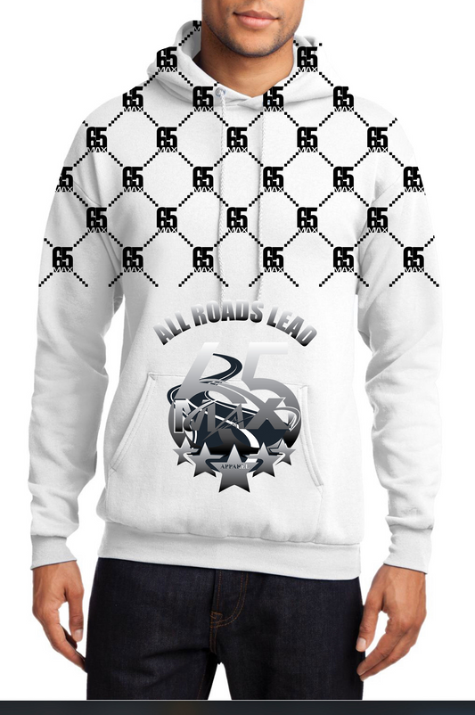 All Over Pattern With  All Roads logo